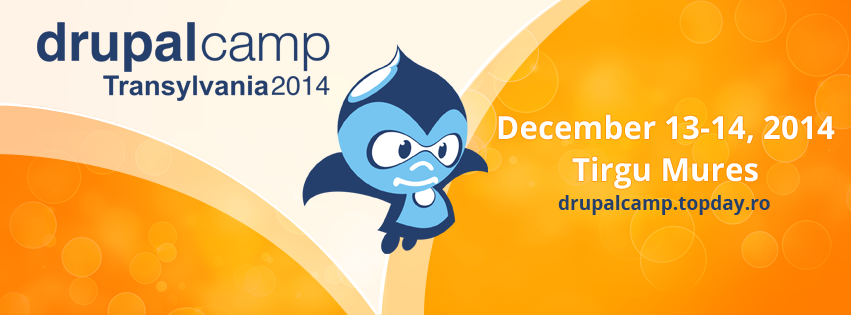 A cincea ediție a DrupalCamp va avea loc la Tîrgu-Mureș, în perioada 13-14 decembrie