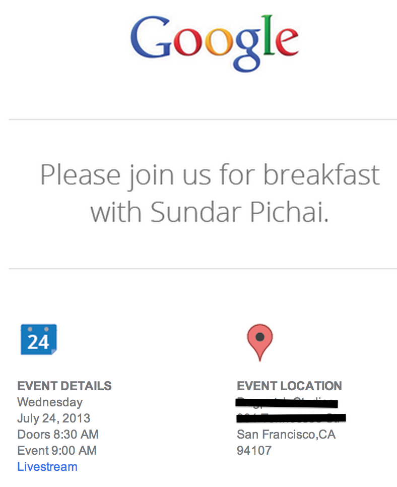 Google invita mass-media la un mic dejun inovator. Se va afla Android 4.3 in meniu?