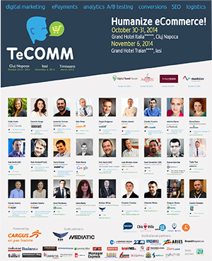 TeCOMM’14: Specialiştii de la Fashion Days, Aoro şi F64 oferă insight-uri în comportamentul consumatorilor din mediul online
